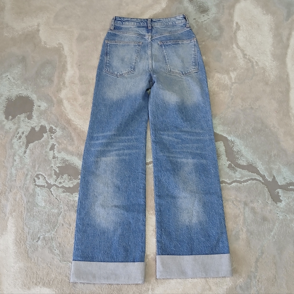 Pilcro‎ The Austyn High-Rise Cuffed Wide-Leg Jeans - Picture 4 of 13